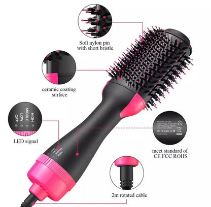 One Step Hair Dryer and Volumizer 3‑in‑1 Hair Dryer with Comb