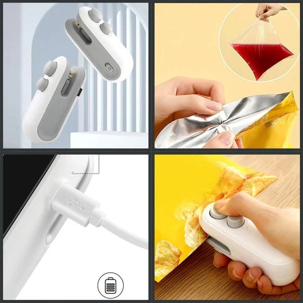 Mini Heat Sealing Machine 2-in-1 Cutter